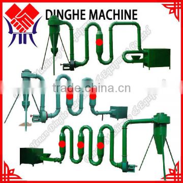 High quality sawdust pipe dryer for briquette making machine