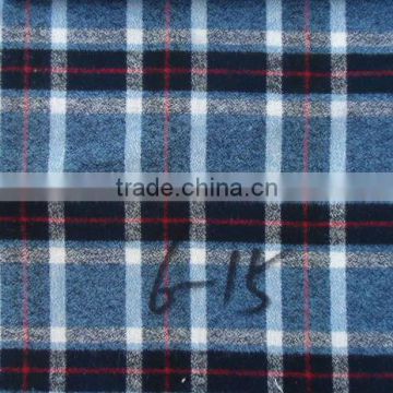 New fashion cotton flannel check fabric V298
