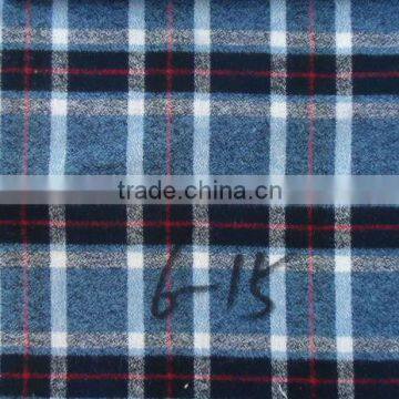 New fashion cotton flannel check fabric V298