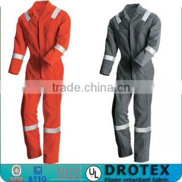Fire Suit Coverall Fireproof Suit NFPA Fire Suit Reflective Striped Cotton FR Coverall