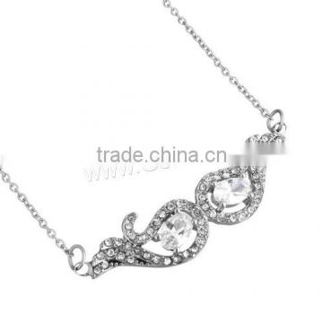 New Fashion Wing Shape Stainless Steel pendant necklace