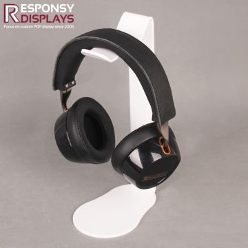 Counter White Customized Acrylic Earphone Display Holder