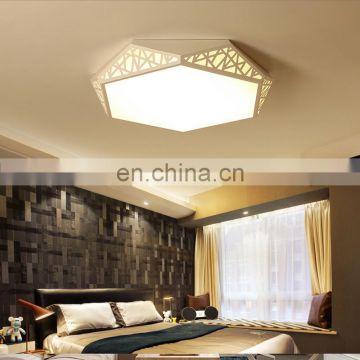 Fashion personality round LED ceiling lamp living room simple warm romantic art lights