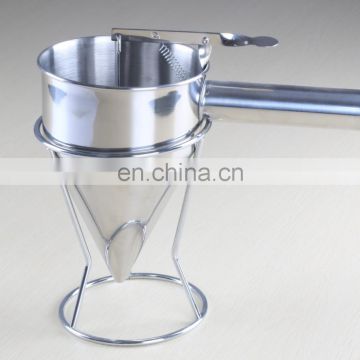 Hot Sale Stainless Steel Waffle Dispenser Batter Dispenser Automatic Stainless Steel Funnel