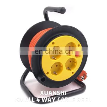 16a 4 way eu standard Integrated outlets mini retractable extension electric  cable reel for vacuum cleaner of Cable Reel from China Suppliers - 166777393