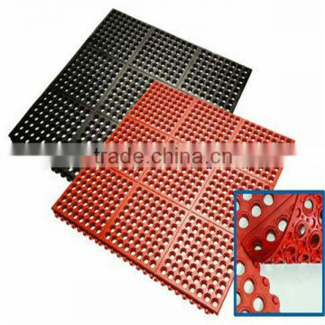 rubber door mat/hole rubber mat