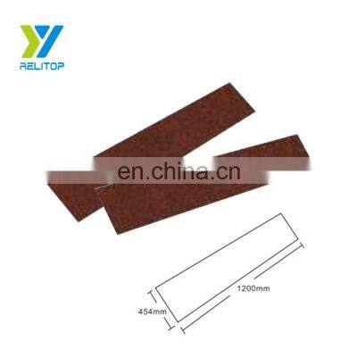 AL-Zinc building material stone coated metal roofing tile main accessories flat sheet