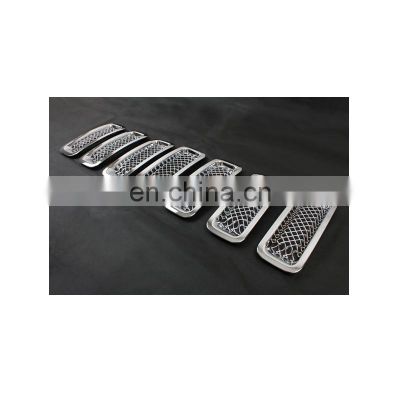 Chrome Grille Trims with Net for Jeep Grand Cherokee 11+ 4x4 Accessories Other Exterior Accessories