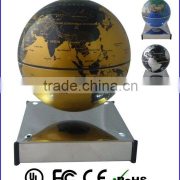 4" magnetic floating globe and suspending&rotating globe
