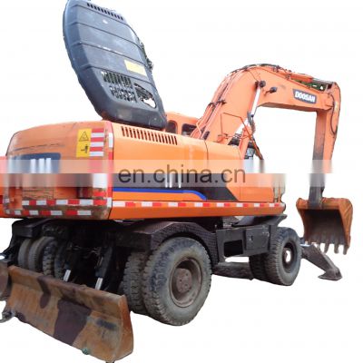 Used doosan wheel excavator DH210W-7 ,Second-hand Doosan DH150W wheel excavator low price