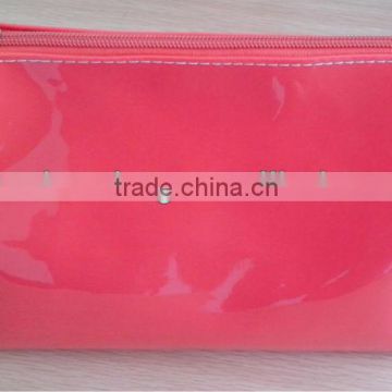 fashion pattern pvc comestic bag red pvc comestic pouch