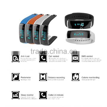 2015 new keep fit bluetooth version 4.0 bracelet smart watch with barcelet pedometer and calorie counter
