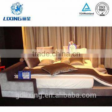 Chinese Wholesale Unique Design PU Leather Upholstered Bed