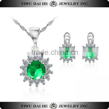 hot sell Daihe 925 sterling silver jewelry wholesale set