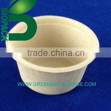 Disposable bamboo pulb bowls, food serving bowls