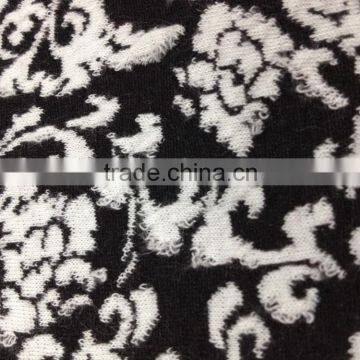 2015 fashion knitting jacquard fabric for garment