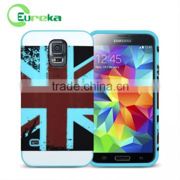 Wholesale custom print rubber cell phone case for Samsung S5 I9600