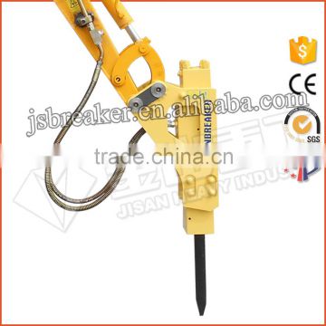 Long serve life side type hydraulic jack hammer for mini excavator