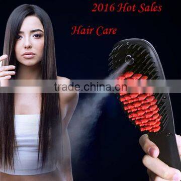 2016 Detangling Anion Hair Straightening Brush, Top 10 Hair Straighteners, Hair Straightener with Spray                        
                                                Quality Choice