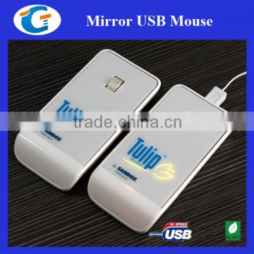retractable cable factory branded wired mouse