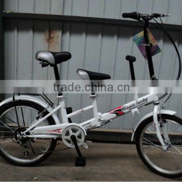 20"white parent-child bicycle/bike/cycle