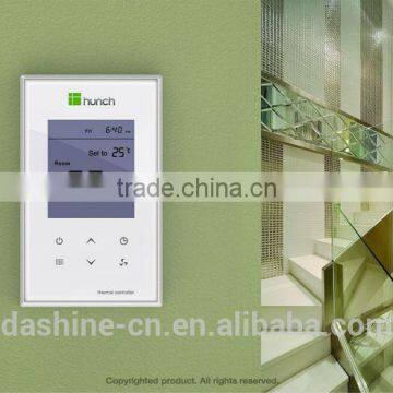 design and make plastic thermostat enclosure with touch glass ,lcd and other assembles