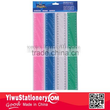 4pcs 30cm plastic ruler set with Header card