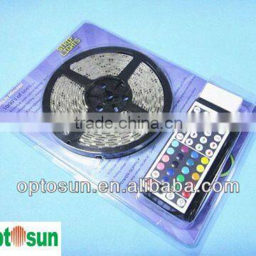 5050SMD 60pcs RGB color waterproof led rgb strip kit