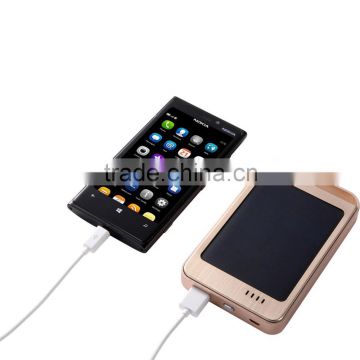 wholesale outdoor travel external solar power bank for phone