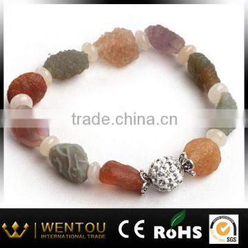 handmade semi precious stone jewelry natural seeds xinjiang emerald precious stone price