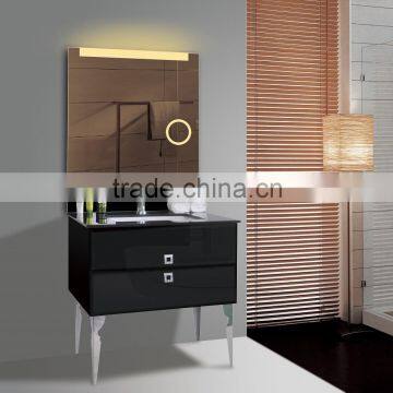 High quality backlit mirror for modern bathroom deisgn,luxury illuminated lighted mirror with led lights