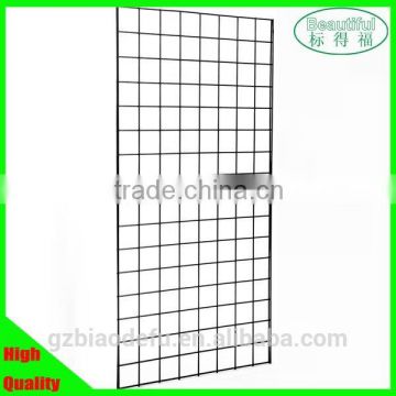 hanging metal wire mesh gridwall panel for display rack
