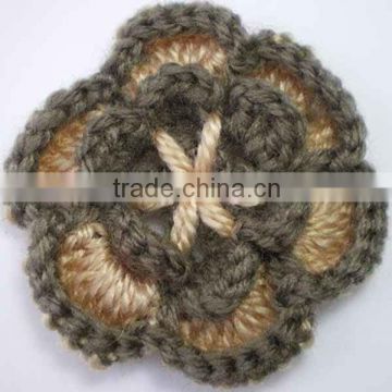 100% Handmade Nylon Crochet flower