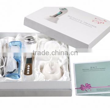Fashional shape smart Ion theraopy Aids in skin exfoliation portable beauty instrument