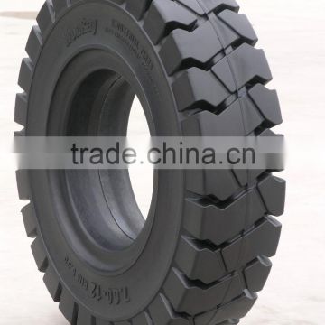 china supplier solid forklift tyre 9.00-16 for forklift truck