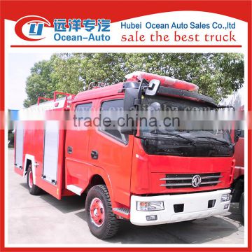4000L water tank Dongfeng dlk fire truck