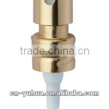 perfume crimp pump mist sprayer,plastic or metal actuator