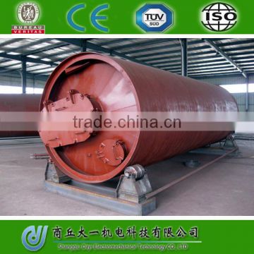 Price Competitive Waste Tyre Refining Machine Pyrolysis Tyre To Industrial Raw Oil