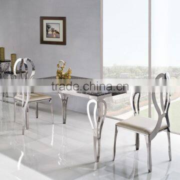 TH288 Dining Room Marble top fashion design table