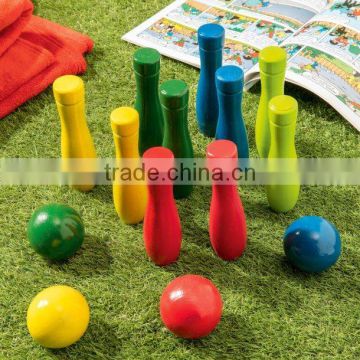 Wooden bowling game set/wooden bowling set