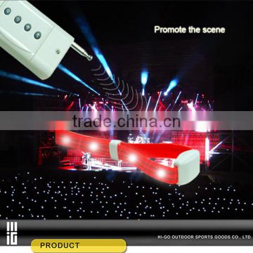 2014 novelty remote controlled fabric rfid wristband
