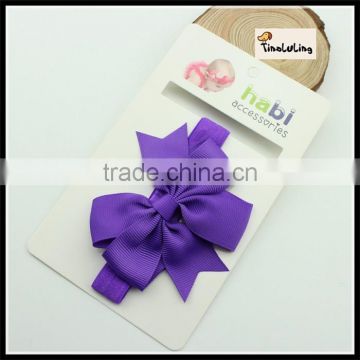 wholesale 36cm purple flower baby headwear latest hairband designs hair accessories