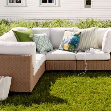Classics PE Rattan Outdoor Furniture Sofa Environmental Protection Hotel