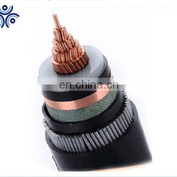 Copper single core XLPE insulated copper tape shielding PVC sheathed unarmoured or steel tape or steel wire armoured power cable