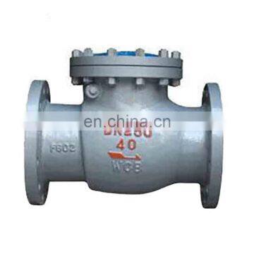 High Quality Stainless Steel Seat WCB Body Flange Connection Swing Check Valve