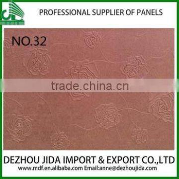 2014 embossed hdf sheet low price