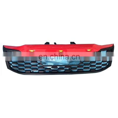 2012 - 2014 ABS Hilux Vigo Champ  grille red+ black with LED light