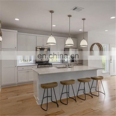 American Style Matt Lacquer Solid Wood Assemble Kitchen Cabinets