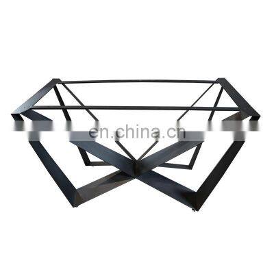 Table Base Trestle Legs Bar Pedestal Dinning Restaurant Iron Desk Feet Industrial Coffee Metal Steel Dining Black Base Table