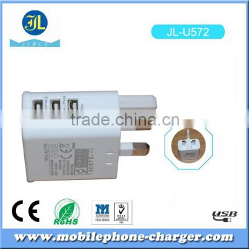 Mobile phone charger multi-port travel usb charger OEM adapter made in China